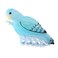 Blue Budgie Claw Clips,Cellulose Acetate Hair Clips,Big Claw Clips for Women