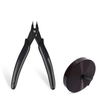 Hair Extension Pliers Keratin Bond Cutting Pliers Kit with 9mm Italian Glue Keratin Bonding Roll Tape Wire Flush Cutters Wire Clippers Nippers Pre-bonded Extensions Keratin Bonding Cutter