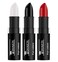 Go Ho 3 PCS Makeup Clown White Cream-Blendable Stick-Eye Black Sticks Face Body Paint Professional Halloween SFX Makeup,Safe Facepaint Nose&amp;Lip Smacking for Sports Festival Make up(White+Black+Red)