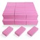 Nail Buffers (60 Pack), Buffer Block Nail File for Acrylic Nails and Natural Nails, 100/180 Grit Small Nail Buffer Block Bulk Buffing Blocks for Nail Buff Professional Manicure File Blocks Set Pink