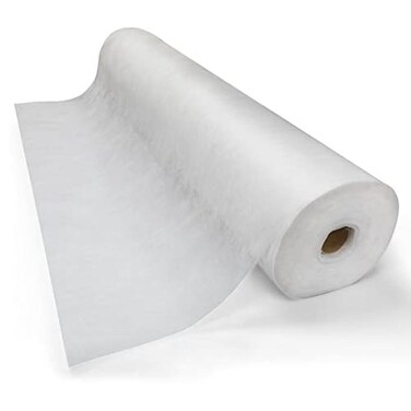 Recyclable Disposable Table Sheets   Non Woven   30 g/m2   with Face Hole   Absorbent   Comfortable   Thick and Durable   Soft   Latex-free   70" x 32" (2 Rolls)