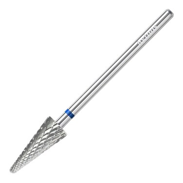 Cone Nail Drill Bits, Medium 15mm Taper Carbide Bit, 3/32 Right-Way Drill Bits for Nails, Soft Gel Polish Manicure Electric Removal Tools, M