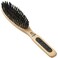 Kent PF05 Narrow Oval Hair Brush, Pure Boar Bristle and Wood for Shaping, Straightening and Grooming Brush for Revitalizing Short to Medium Length