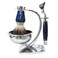 Professional Classic Mach 3 Safetry Razor Shaving Kit for Men with 3-Layer Triple Blade,Shaving Clean Brush Stand,Mug Bowl Set,Barbershop Smooth Shaver Set