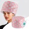 Electric Hair Steamer Cap, Hair Care Hat Heating Cap with 2 Mode Temperature Control, Removable &amp; Washable for Hair Spa Home Thermal - Pink &amp; White