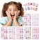 Creative Press on Nails for Kids: 168Pcs 7 Pack Children False Nail Tips Pre Glue Full Cover Short Acrylic Fake Nails for Girls 8-12 Nail Art Manicure Gift for Kid Girl Holiday Birthday Party