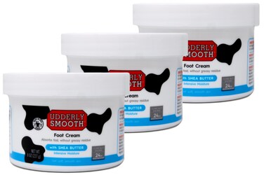 Udderly Smooth Foot Cream with Shea Butter 8 oz (Pack of 3)