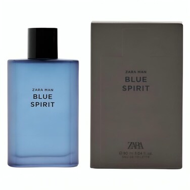 Zara Man Blue Spirit Cologne for Men EDT Eau De Toilette 90 ML (3.04 FL OZ)