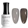 RARJSM Jelly Black Nude Gel Nail Polish Sheer Black Clear Glass Gel Polish Neutral Transparent Crystal Colors Nail Gel Polish 15ml Single Bottle Soak off UV LED Cured for Home Salon DIY Manicure