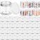 eBoot 150 Piece 2 Oz Plastic Container Jars with Lids Round Clear Cosmetic Empty Clear Plastic Jars for Lotion, Cream, Makeup, Eye Shadow, Rhinestone, Samples, Pot, Travel Storage(2 Oz)