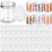 eBoot 150 Piece 3 Oz Plastic Container Jars with Lids Round Clear Cosmetic Empty Clear Plastic Jars for Lotion, Cream, Ointments, Makeup, Eye Shadow, Rhinestone, Samples, Pot, Travel Storage