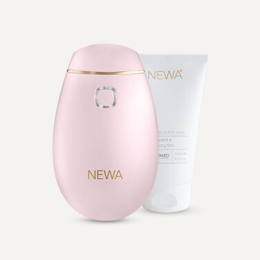 NEWA Classic Skin Care System Anti-Aging Facial Treatment Skin Tightening Technology for Home Use. Boost Oxygen, Increase Collage, Reduces Wrinkles (Include 1 Gel Pack) (Pink Classic.)