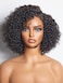 LUVME HAIR 10'' Glueless HD Curly Wig Human Hair Pre Cut Lace Wig, Real HD Lace Short Curly Bob Wigs 180 Density Human Hair Pre Plucked Bleached Knots Pre Cut