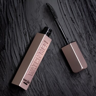 Whats Up Beauty - Watch Me! Black Volumizing and Lengthening Black Mascara Clean Made in Italy Cruelty Free Eye Makeup