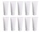 20PCS 80ml/2.7oz Plastic White Empty Refill Cosmetic Packing Bottle Jars with Flip Cover Makeup Water Cleanser Shower Gel Emulsion Lotion Liquid Sample Storage Container