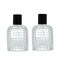 2 Pcs 100ml Glass Atomizer Perfume Spray Bottle, Clear Portable Empty Refillable Sprayer Fine Mist Sprayer Container for Essential Oil, Cosmetic (Black Cap)