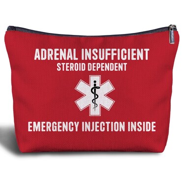 Nurse Doctor Cosmetic Bag - Doctor Nurse Gifts for Women, Nurse Small Medical Bag,Adrenal Insufficiency Makeup Bag, Emergency Makeup Bag, Emergency Injection Bag for Travel