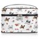 Makeup Bag,French Bulldog Flower Cosmetic Bags for Woman Girls,Portable Large Capacity Travel Makeup Case Organizer Cosmetic Case Travel Essential