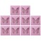 DOITOOL 10 Pcs False Eyelashes Box Empty Lash Packaging Storage Containers,Glitter Eyelash Box Butterfly Prints Lash Case Holder Makeup Organzier