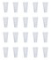 20 Pcs 5ML Refillable Empty Tubes Bottles with Plastic Syringes Clear Empty Squeezable Containers for Sample Travel Essential Shampoo Facial Cleanser Makeup
