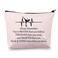 CMNIM Ice Skating Gifts Cosmetic Bag Figure Skating Gifts Makeup Bag Skate Lover Gift for Women Ice Skater Gifts (Ice Skating Pouch Makeup Bag Pink)