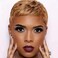 Glueless Short Pixie Cut Human Hair Wigs for Black Women Short Wigs Human Brazilian Hair Light Brown Non-Lace Wig #30 for African American Natural Look