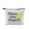 JXGZSO Funny Swinger Adult Gift Upside Down Pineapple Makeup Bag Married With Benefits Swingers Lifestyle Gifts