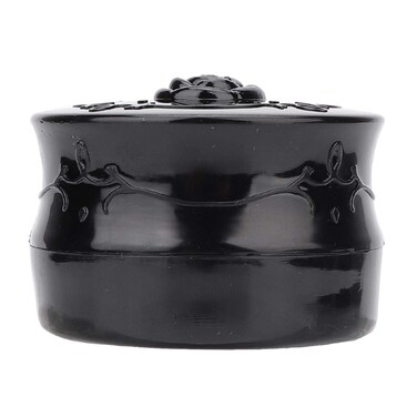 Makeup Powder Container, Face Powder Compact Case Empty Makeup Powder Container Empty Loose Powder Case with Soft Sponge Puff, Travel Bottle for Cream Powder Makeup Storage(Black)