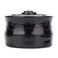 Makeup Powder Container, Face Powder Compact Case Empty Makeup Powder Container Empty Loose Powder Case with Soft Sponge Puff, Travel Bottle for Cream Powder Makeup Storage(Black)