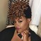 MIMAN 5 Packs 10 Inch Short Curly Crochet Hair for Black Women 6MM Crochet Braids Synthetic Hair Extension for Women DIY Mohawk Afro Braided Dreadlock Wigs(Brown)