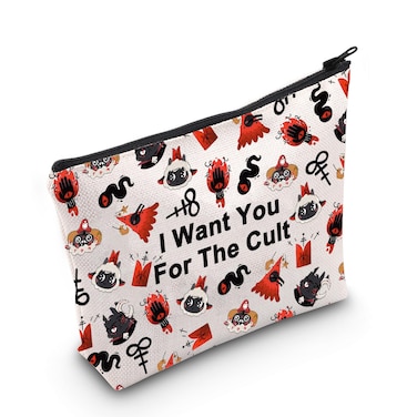MNIGIU Funny Lamp Cosmetic Bag Lamp Game Lover Gift Cult Game Inspired Makeup Bag Cult Gamer Gift