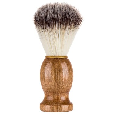 Mens Shaving Cream Brush Wet Shave Brush Facial Hair Brush Hair Shaving Brush with Wood Handle Gifts for Men Professional Hair Salon Tools