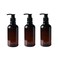 3PCS Empty Plastic Pump Bottles Storage Containers Dispensers with Black Pump Tops for Shampoo Bath Shower Toiletries Hand Wash Lotions ((250ML /8OZ )