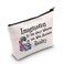 TSOTMO Alice Cartoon Movie Merchandise Zipper Pouch Cheshire Cat Makeup Bag Alice Fans Gift Imagination Is The Only Weapon In The War Against Reality Cosmetic Bag (Imagination)