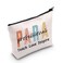 TSOTMO Paraprofessional Gift Teach Love Inspire Zipper Cosmetic Bag Appreciation Gifts For Teacher's Assistant Educator Paraeducator (PARA)