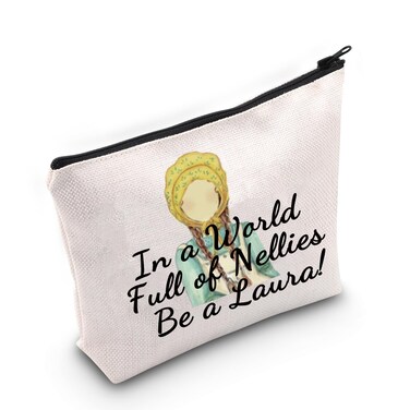 TSOTMO Laura TV Show Merchandise Gift Farmhouse Makeup Bag 70S Farm Farmer Gift Laura Novel Book Gift The Ingalls Gift For TV Show Lovers Laura Book Fans Gift (Be a Laura)