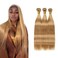 KODRHAR18 20 22 in Colored Honey Blonde Bundles Straight Human Hair 3 Pack Color 27 Unprocessed Brazilian Remy Real Virgin Wet Quick Weave Sew in Honey Brown Human Hair Bundles for Black Women