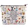 LEVLO Fairy Tale Movie Cosmetic Make up Bag Fairy Tale Fans Gift You Are Braver Stronger Smarter Than You Think Makeup Zipper Pouch Bag For Women Girls