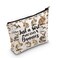 LEVLO Funny Bunny Cosmetic Bag Animal Lover Gift Just A Girl Who Loves Bunnies Makeup Zipper Pouch Bag Bunny Lover Gift (Bunnies)