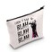 LEVLO Adam Sandler Quote Cosmetic Bag Hotel Movie Fans Gift I Don't Say Blah Blah Blah Makeup Zipper Pouch Bag (I Don't Say Blah)