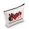 LEVLO Annabelle Cosmetic Bag Annabelle Fans Gift Peace Love Annabelle Makeup Zipper Pouch Bag (Peace Love Annabelle)
