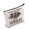 LEVLO Possum Cosmetic Makeup Bag Possum Lover Gift Possums Are Awesome Makeup Zipper Pouch Bag For Possum Fans (Possums Awesome)