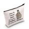 LEVLO Funnny Wombat cosmetic Make Up Bag Gift For Wombat Lover Always Be Yourself Unless You Can Be a Wombat Make Up Zipper Pouch Bag (Be a Wombat)