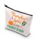 MNIGIU Pumpkin Spice Makeup Cosmetic Bag Pumpkin Spice Is My Favorite Season Autumn Coffee Lover Gift Zipper Pouch (Pumpkin bag)