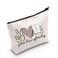 MNIGIU Optometrist Cosmetic Makeup Bag Eye Doctor Vision Gift Peace Love Optometry Zipper Pouch Bag For Optometrist Optician (peace love optometry bag)