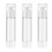 Qeuly 3 Pack Airless Pump Bottles 1 oz Travel Size Pump Bottle Lotion Container Refillable Cosmetic Pump Dispensers for Foundation Moisturizer Shampoo Toiletry (SN-30)