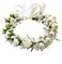 Floral Crown Flower Headband, Rose, Pink, Polyester, Adjustable Size, Perfect for Any Occasion, Maternity Photo Props, Wedding Party Prom Photos, Hair Accessories