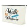 Mxrymvu Math Teacher Cosmetics Bag Math Lover Gift Makeup Bag Funny Teacher Appreciation Present from Student Teacher's Day Birthday Present for Mathematician Travel Makeup Pouch