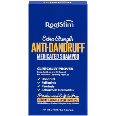 Anti-Dandruff Shampoo for Seborrheic Dermatitis and Folliculitis: Anti-Fungal Medicated Shampoo for Scalp Problems - Psoriasis Itchy and Oily Scalp Relief for Men &amp; Women Sulfate Free