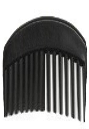 Medline Classic Plastic Combs, Black, 9", Not Made from Natural Rubber Latex, Perfect for Hair Styling, Pack of 144